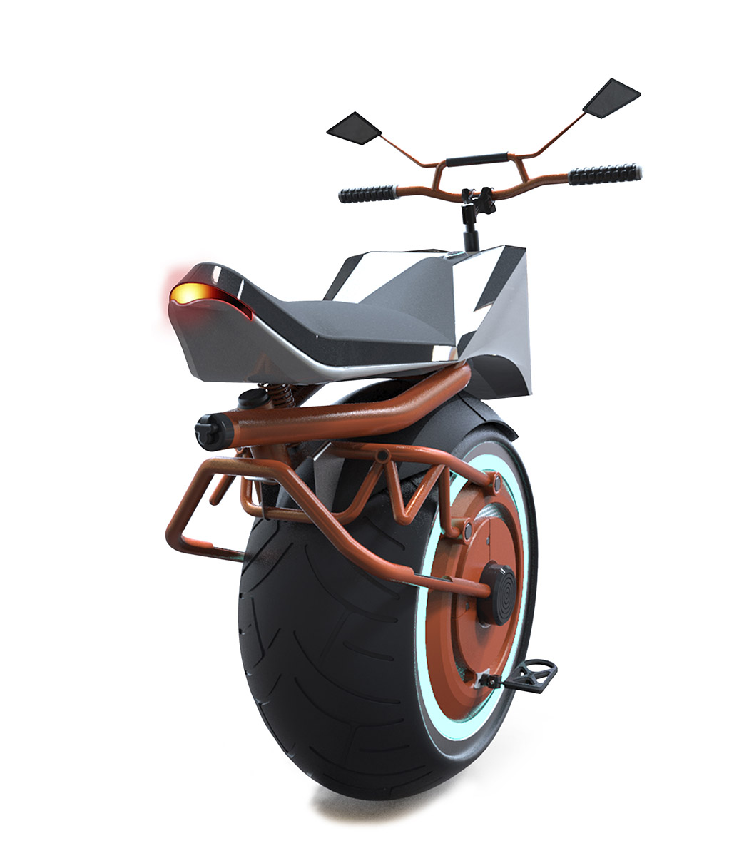單輪摩托車(chē)設(shè)計(jì)