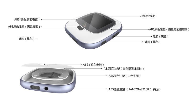 健康按摩儀產(chǎn)品外觀設(shè)計，健康產(chǎn)品設(shè)計案例